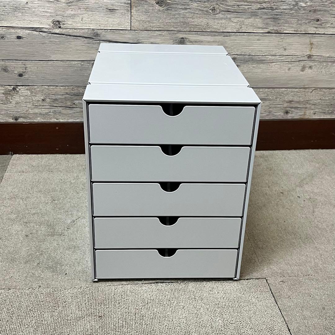 USM イノス ボックス 5段クローズ 色：lightgray （３）