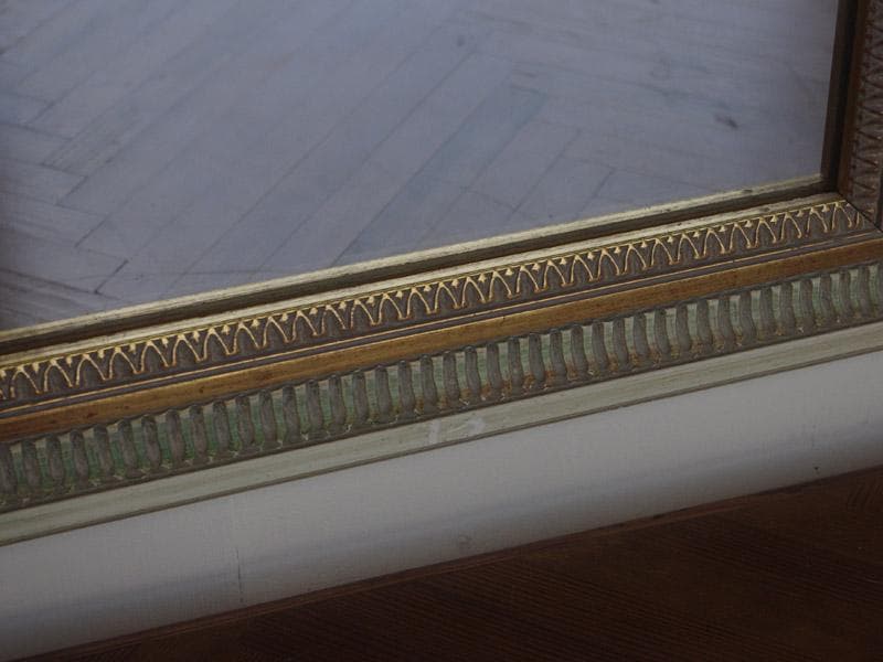 西欧アンティーク額縁の鏡 壁掛けミラー 英国 フランス ドイツ M02