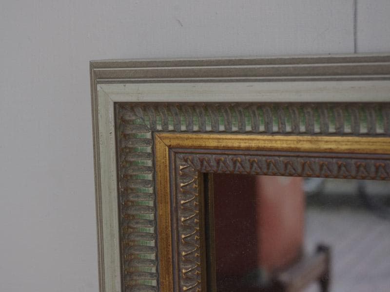 西欧アンティーク額縁の鏡 壁掛けミラー 英国 フランス ドイツ M02