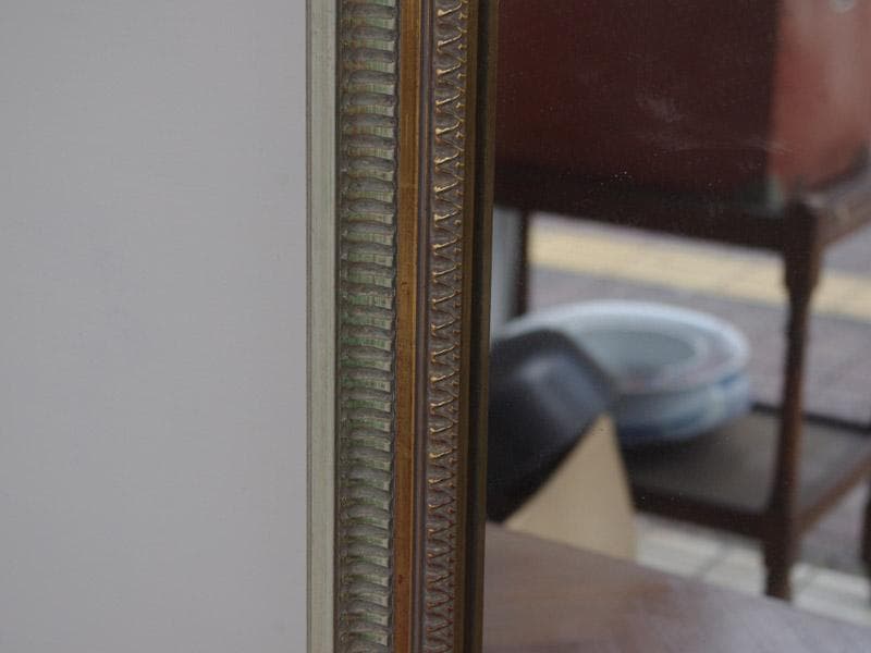 西欧アンティーク額縁の鏡 壁掛けミラー 英国 フランス ドイツ M02