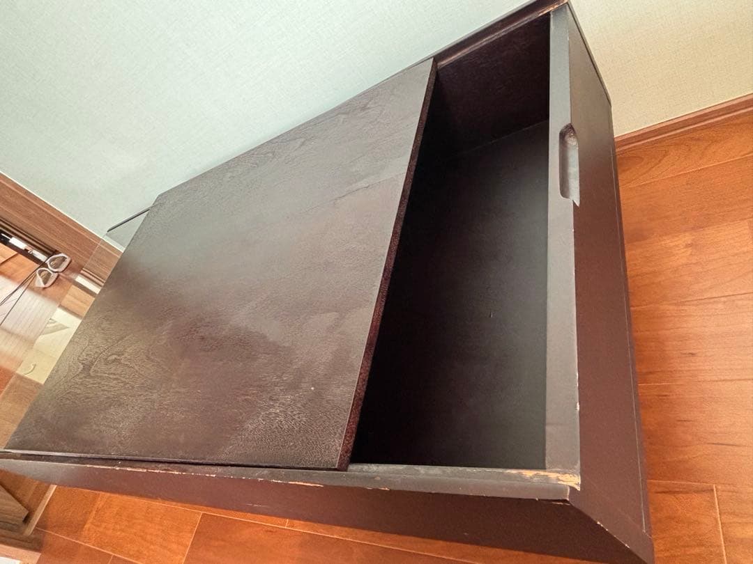 モダンな木製ガラスセンターテーブル