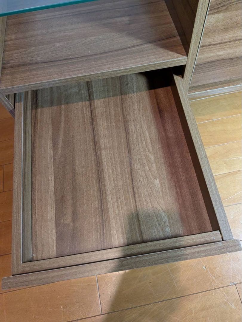 ■送料込■LOWYA ドレッサー ローテーブル コスメ台 センターテーブル鏡化粧