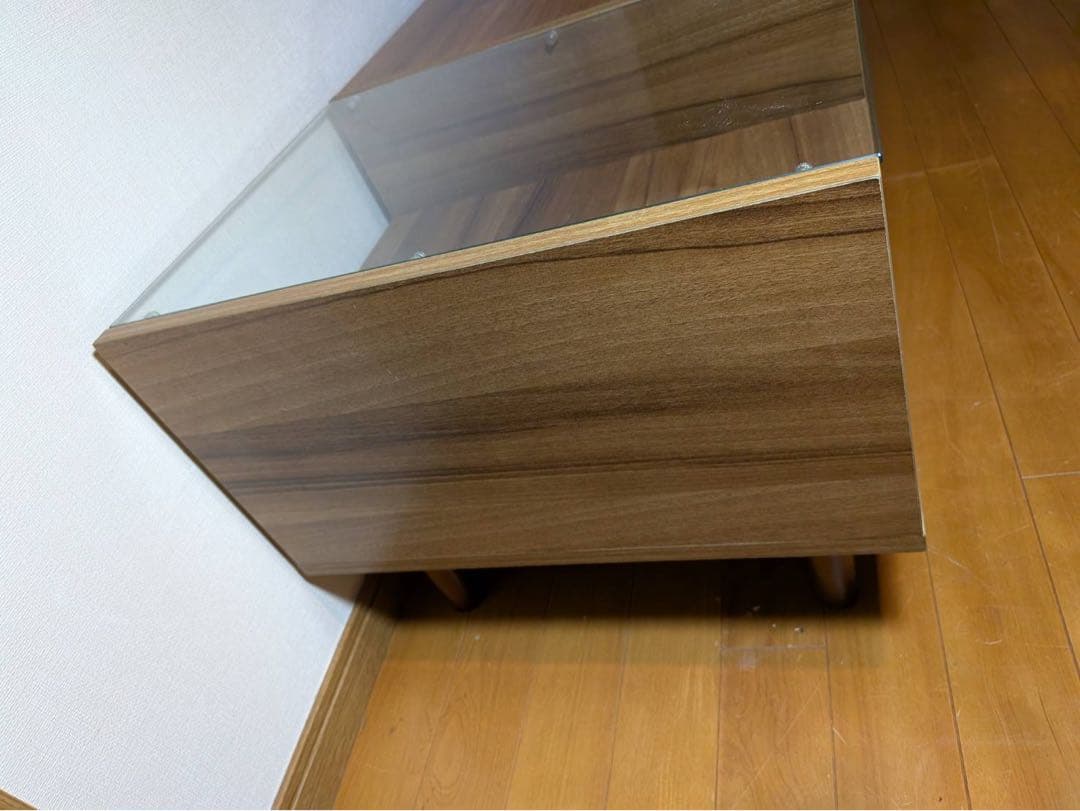 ■送料込■LOWYA ドレッサー ローテーブル コスメ台 センターテーブル鏡化粧