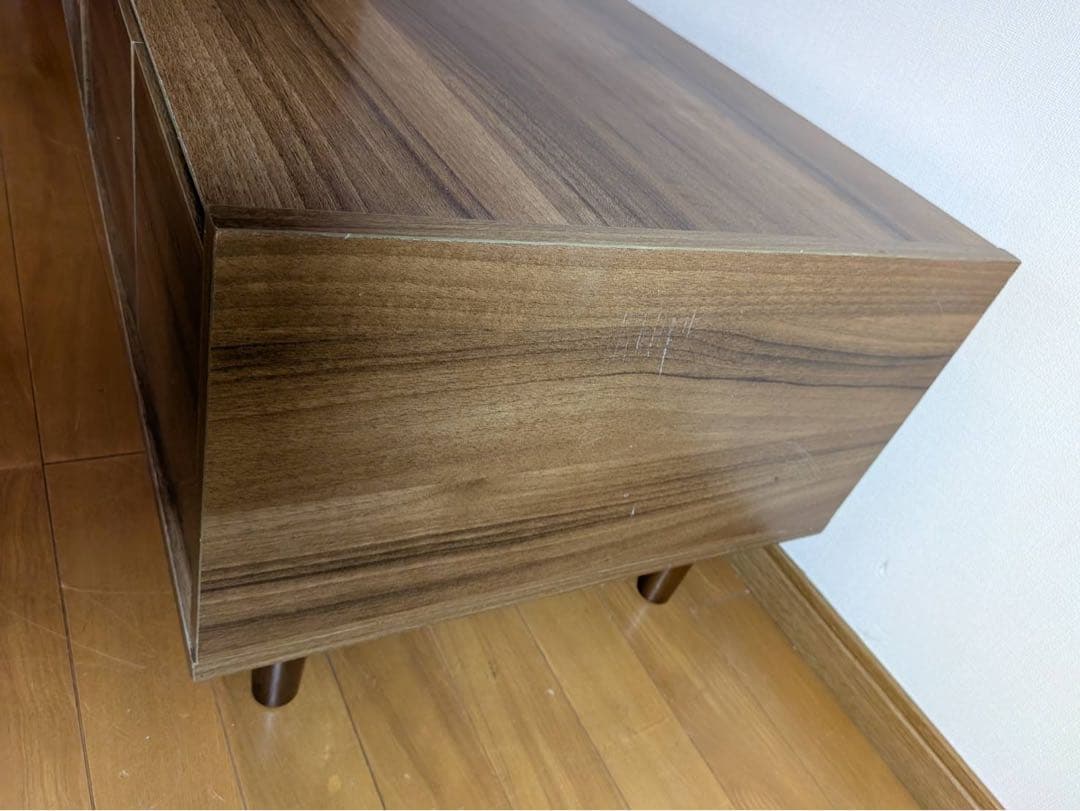 ■送料込■LOWYA ドレッサー ローテーブル コスメ台 センターテーブル鏡化粧