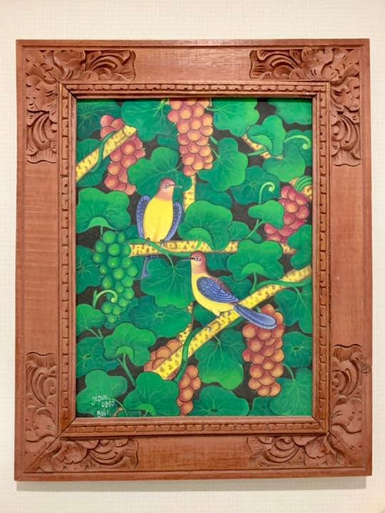 絵画 アート バリ島 ウブド 幸福 愛の鳥 - メルカリ