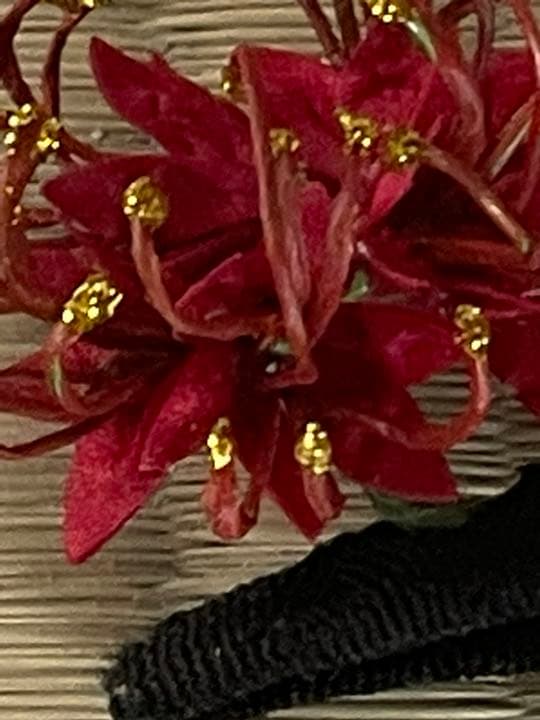 つまみ細工彼岸花ニューバージョン　ドール用　髪飾り　かんざしオーダーページ