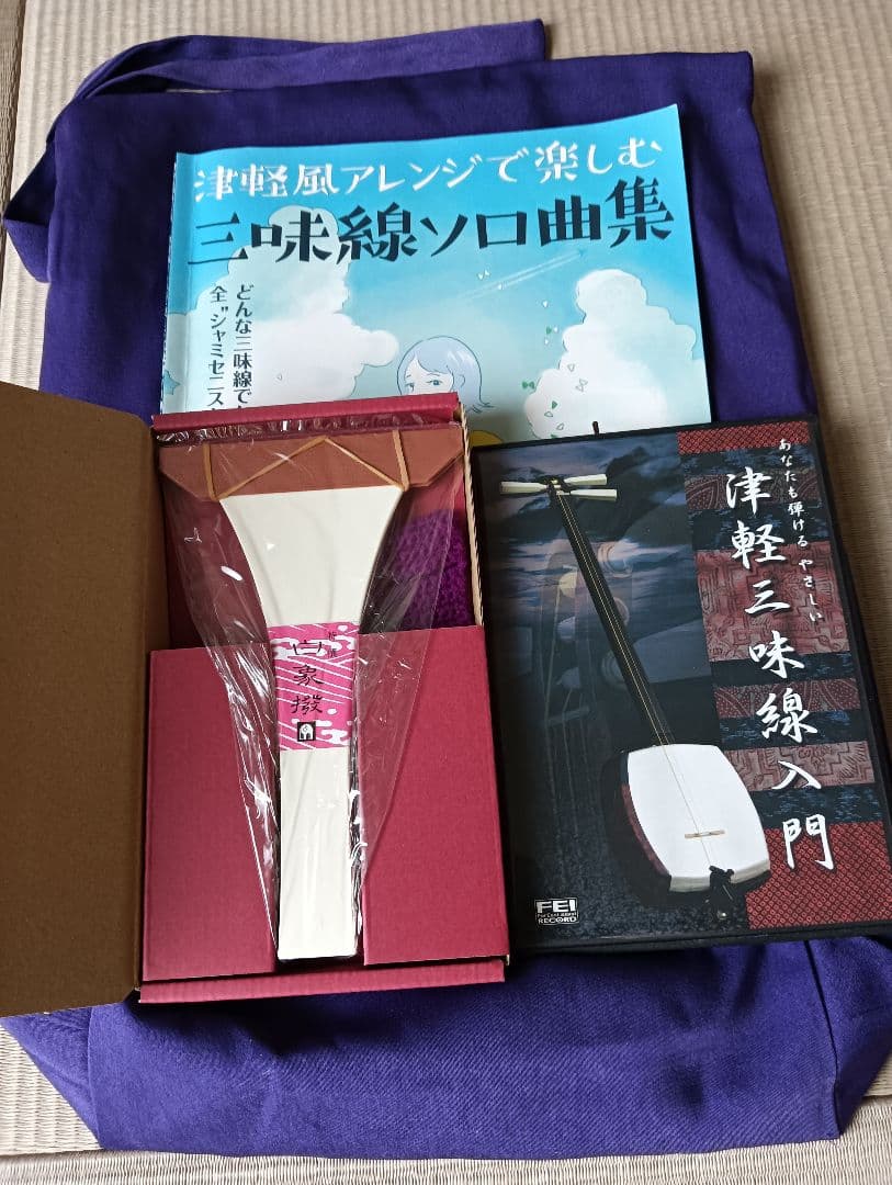 【美品】津軽三味線▪️太棹▪️東さわり付き▪️新品撥ほか