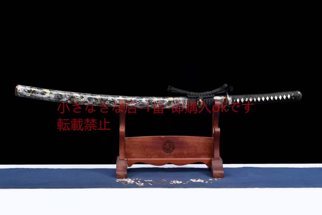 26寸T10焼刃日本三色研【鬼神丸国重】  武具 刀装具 日本刀 模造刀 居合刀