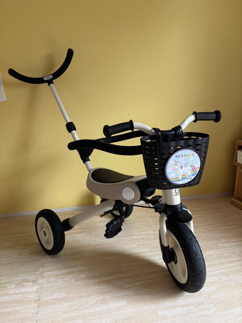 三輪車 折りたたみ 手押し 三輪車 2歳 3歳 折りたたみ キッズ ベネベネ