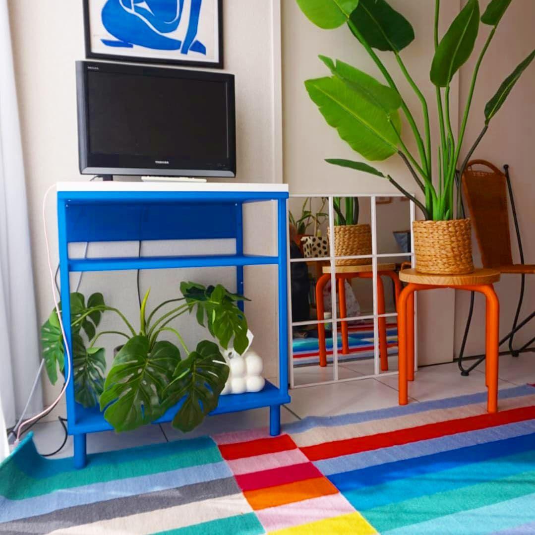 格子ミラー　海外風　大型ミラー　姿見　壁掛け　店舗