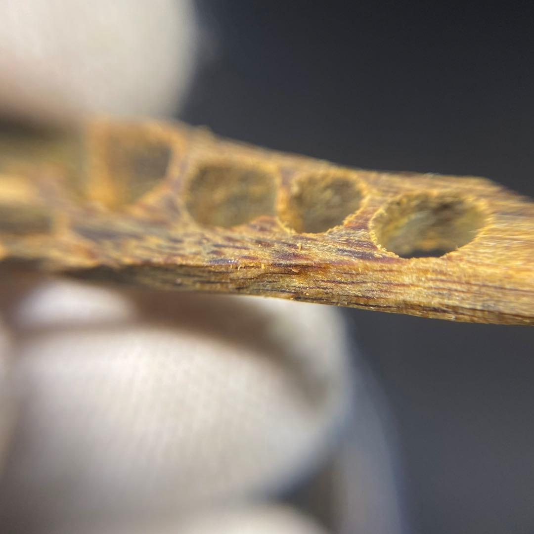 【極上品】高油分 伽羅 くり抜き端材 香木 濃厚な香り　5g