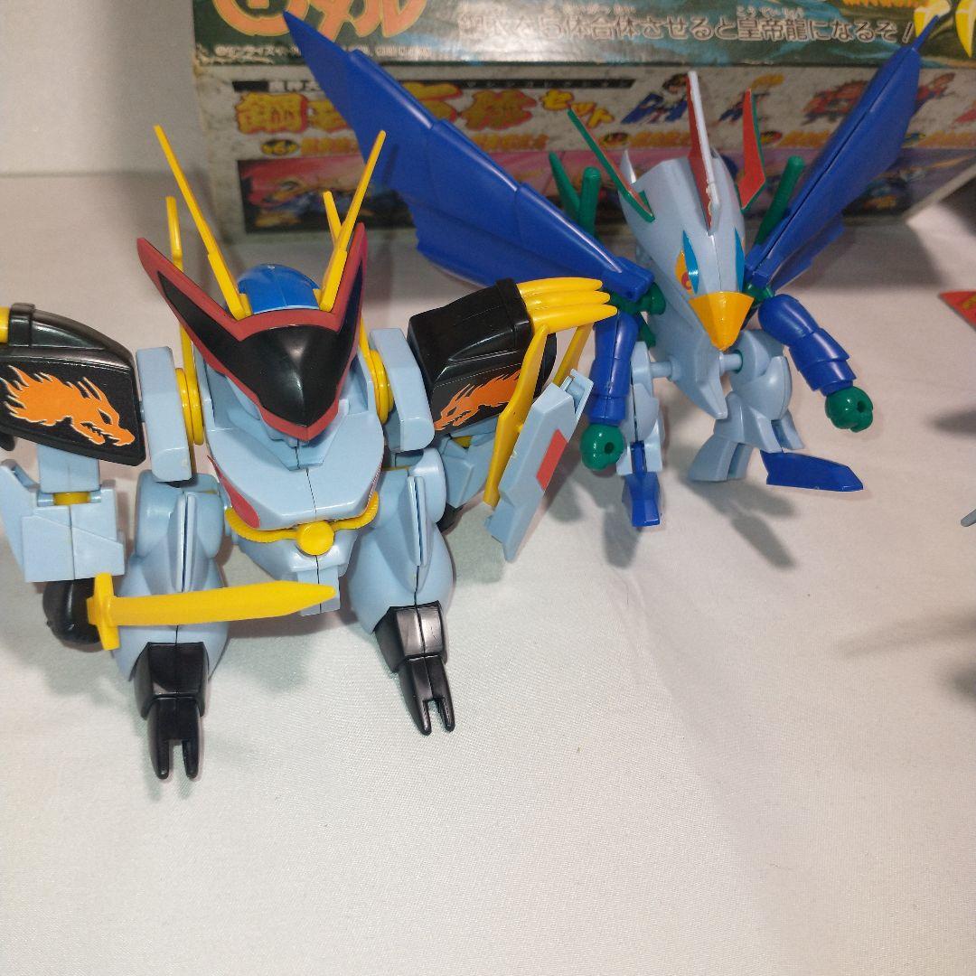 魔神英雄伝ワタル　組済みセット　銅衣5体セット+皇帝龍