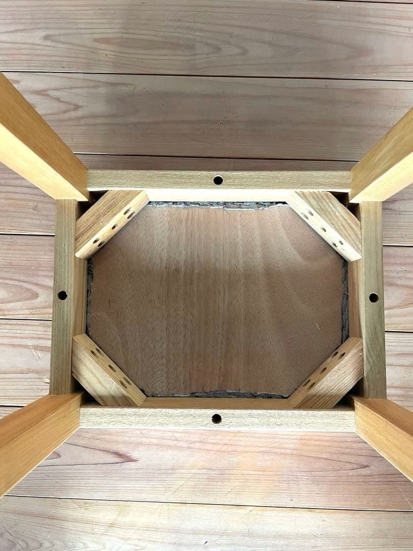 無印良品　木製ドレッサー・スツール付　廃盤 希少　タモ材