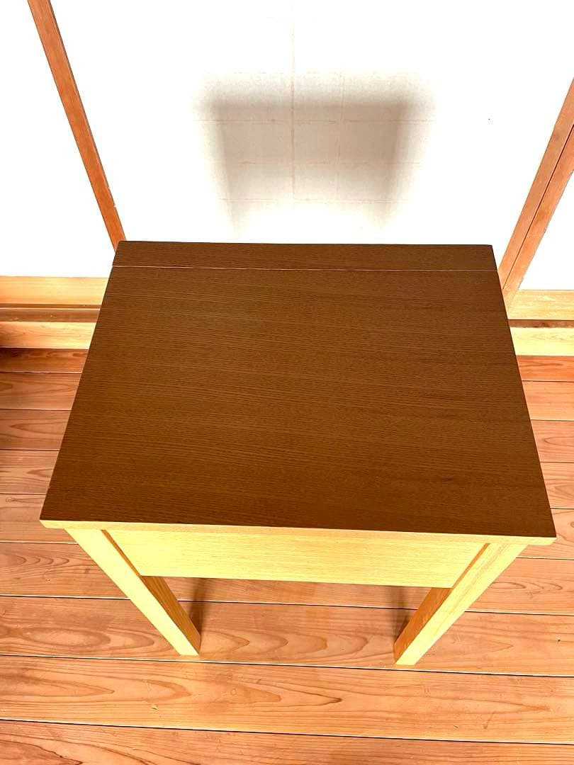 無印良品　木製ドレッサー・スツール付　廃盤 希少　タモ材