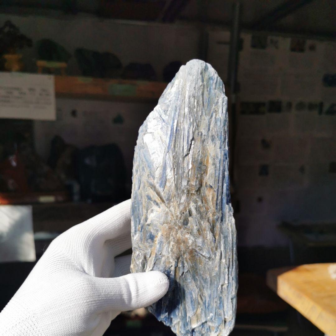 カイヤナイト　原石　1102　鑑賞石　石　置物　オブジェ　インテリア