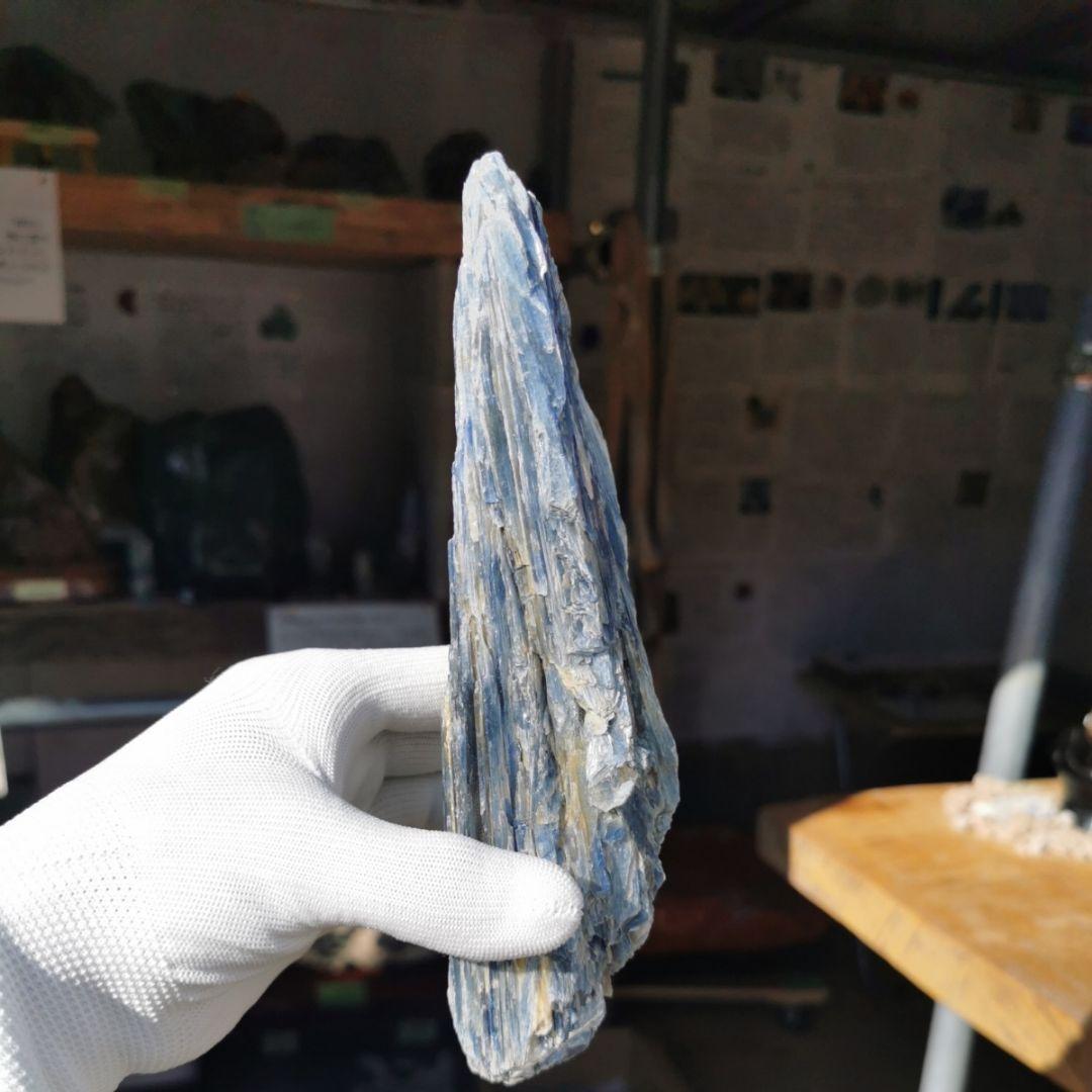 カイヤナイト　原石　1102　鑑賞石　石　置物　オブジェ　インテリア