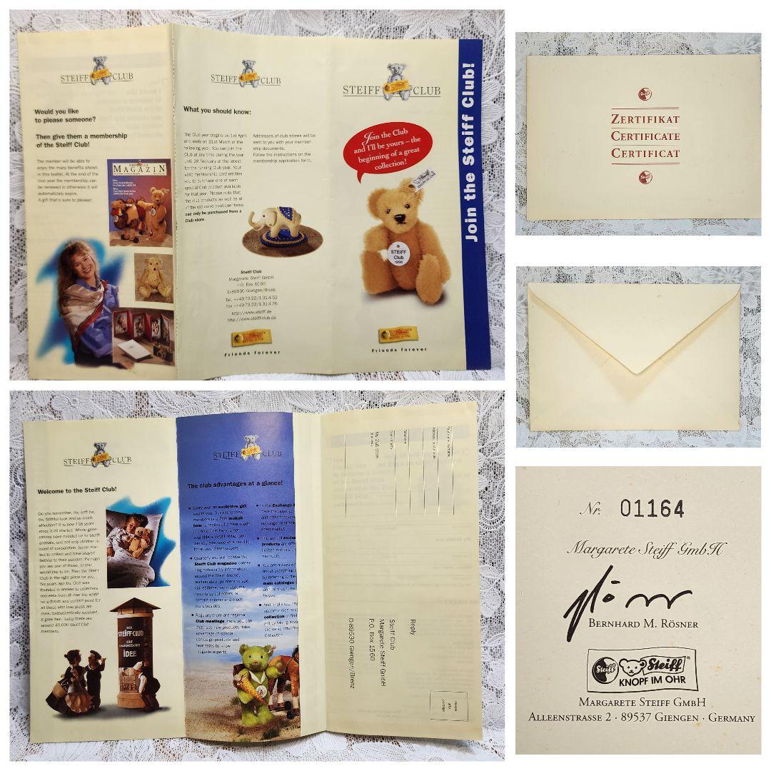 【 シュタイフぬいぐるみ 】ウィーン少年合唱団&CD付き　1164/3000