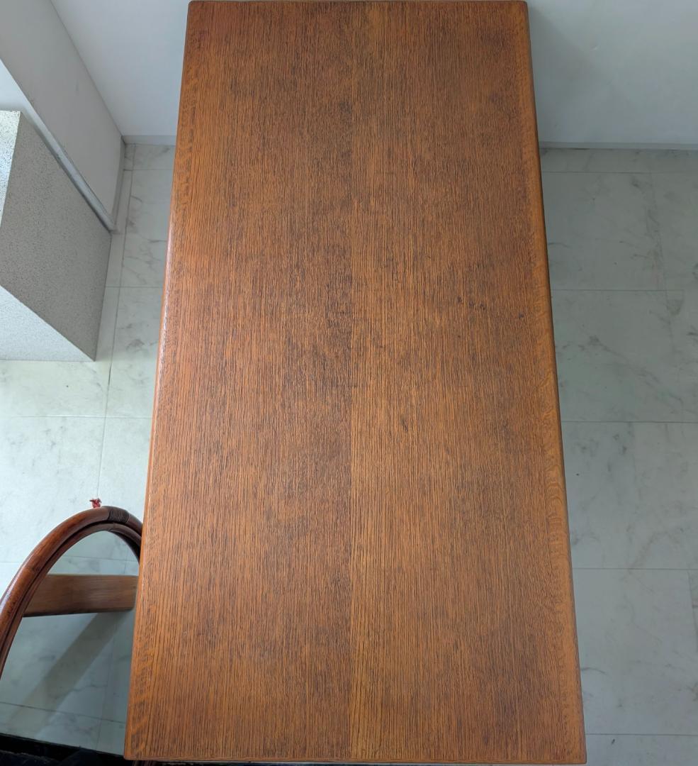 秋田木工 ナラ材 無垢 ローテーブル 70年代 ビンテージ ミッドセンチュリー