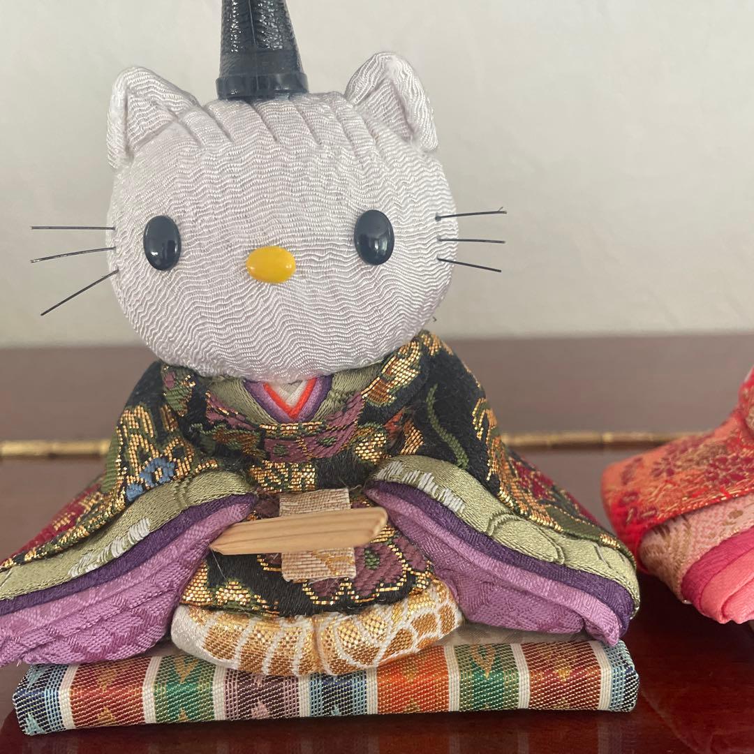 ハローキティ 和風飾り 木目込み雛人形 - メルカリ