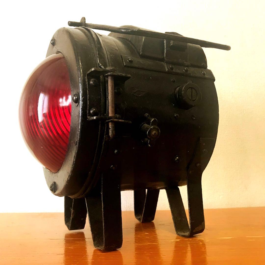 鉄道備品　カンテラ　当時物　アンティーク