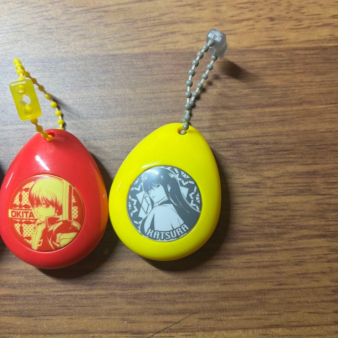 銀魂 たまご ボイスキーホルダー 5個まとめ売り ボイスドロップ - メルカリ