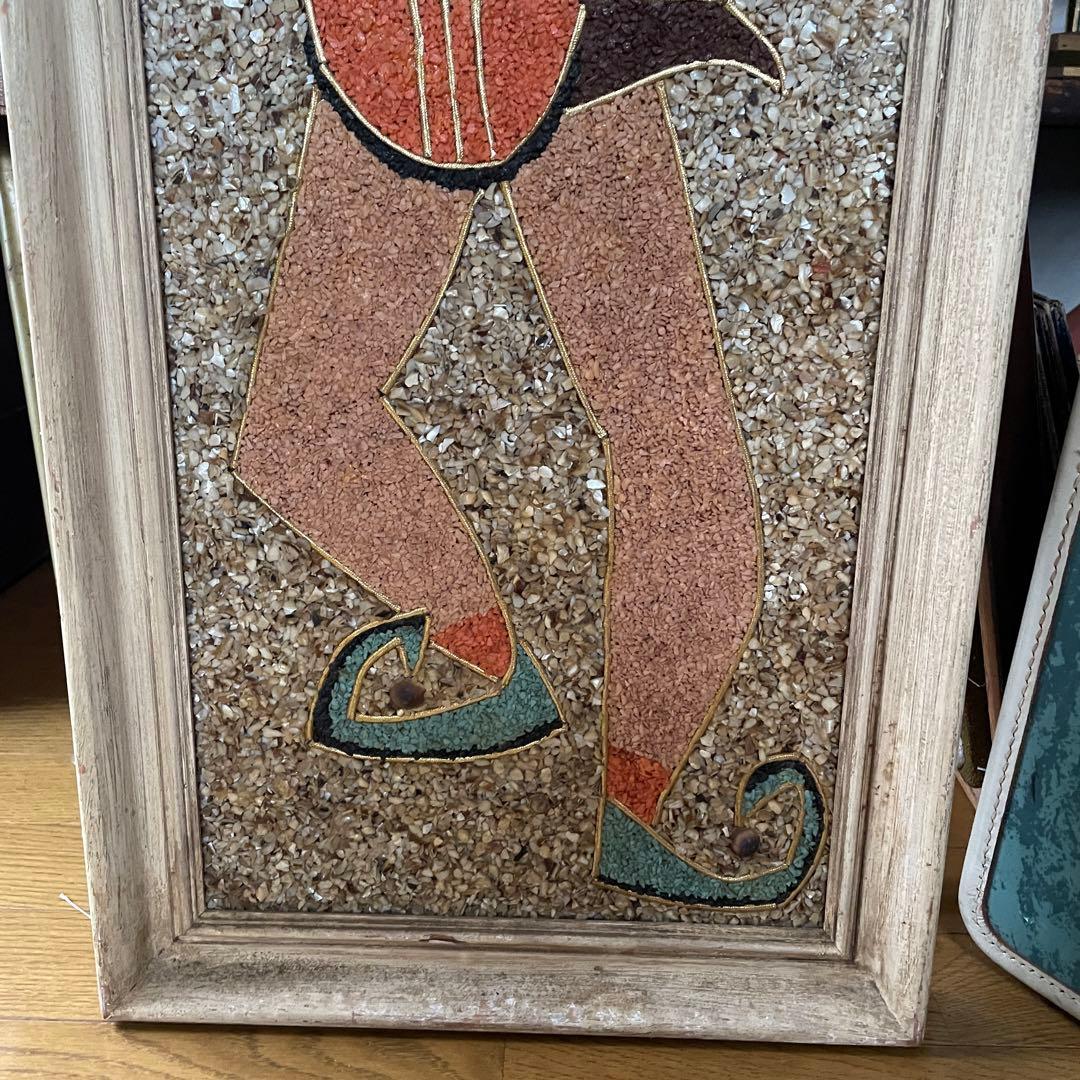 レア！特大50sアメリカアンティーク ハーレークイーン壁掛けUSA