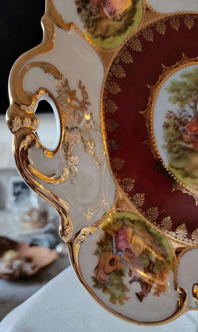 ドイツ製 Love story トレイ ケーキプレート ビンテージ ババリア