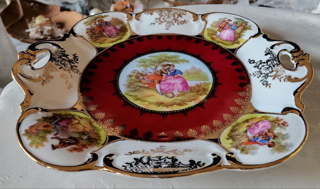 ドイツ製 Love story トレイ ケーキプレート ビンテージ ババリア