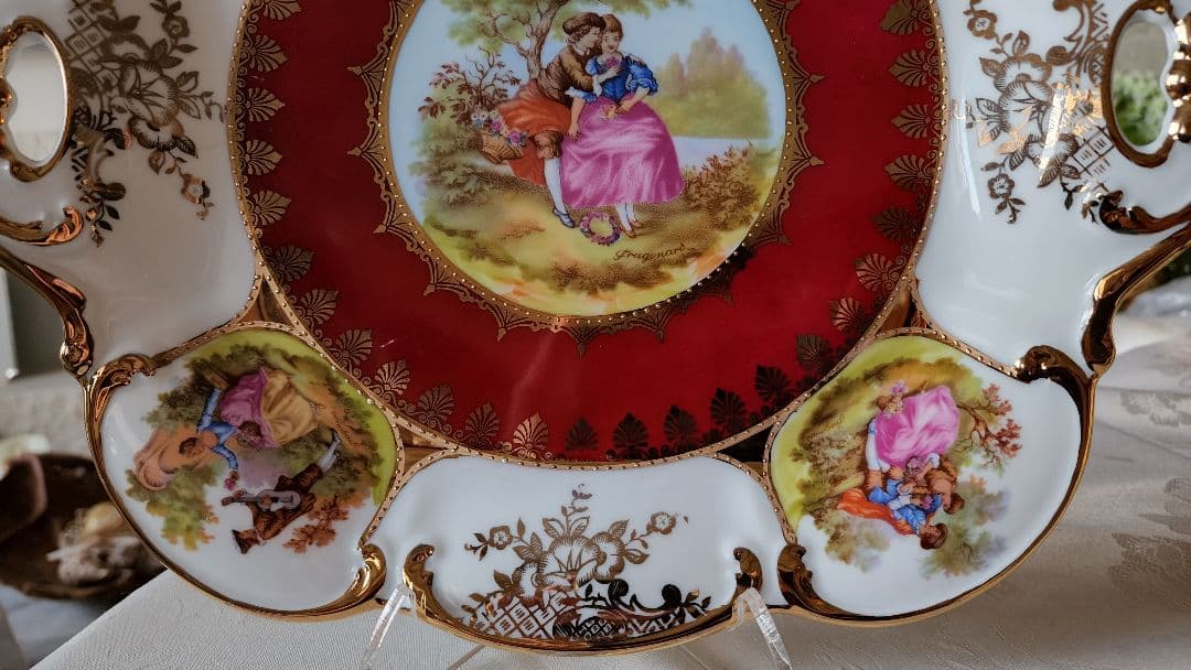 ドイツ製 Love story トレイ ケーキプレート ビンテージ ババリア