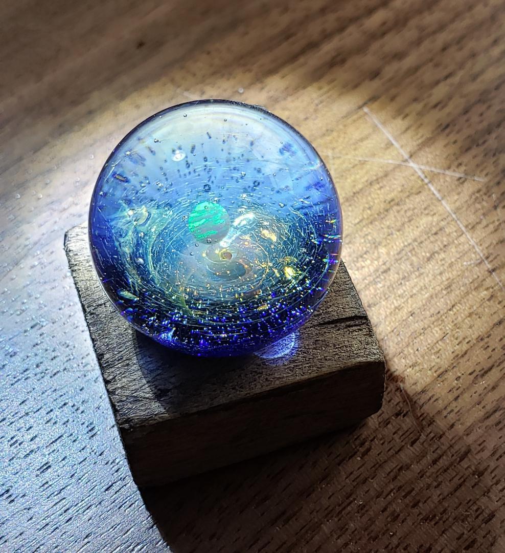 宇宙　ガラスペンダントトップ
