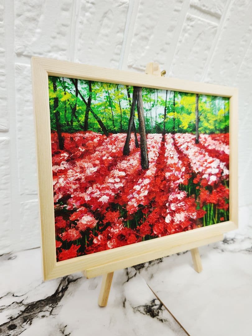 油絵 絵画 【曼珠沙華まつり】