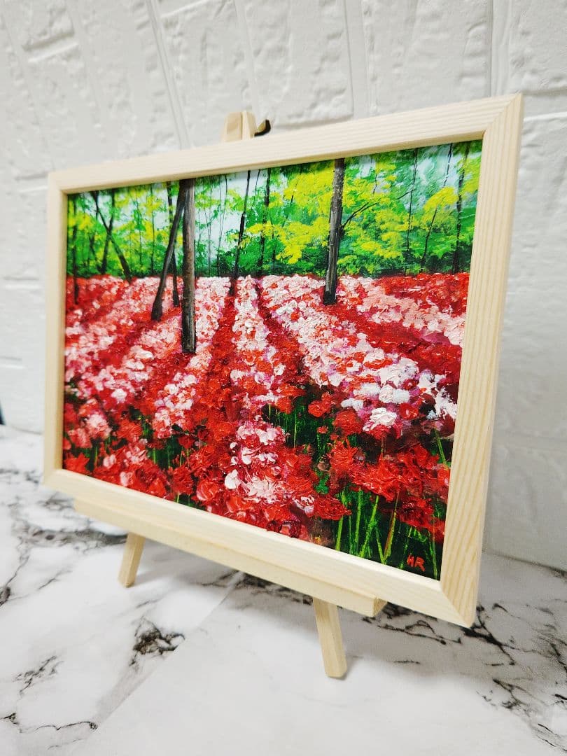 油絵 絵画 【曼珠沙華まつり】