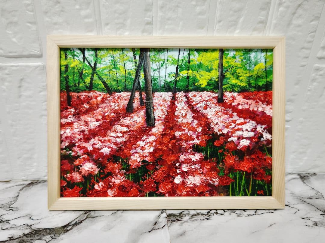 油絵 絵画 【曼珠沙華まつり】