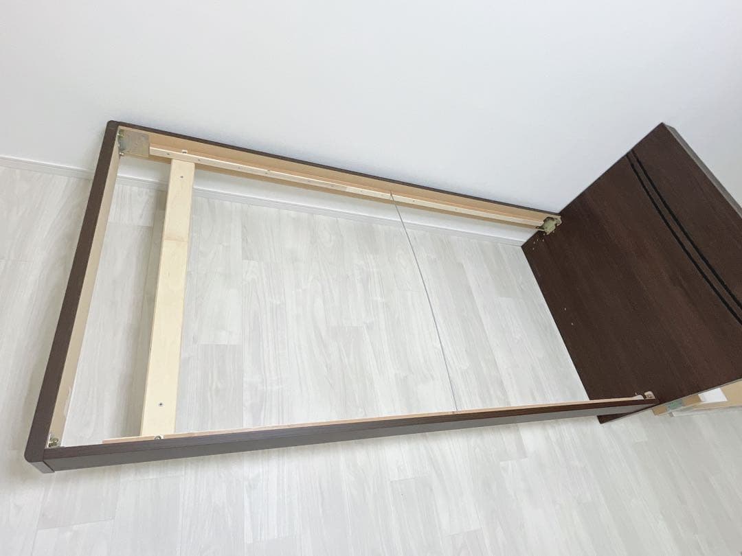 【直接手渡し限定】シングルベッドフレーム コンセント ライト付きドリームベッド