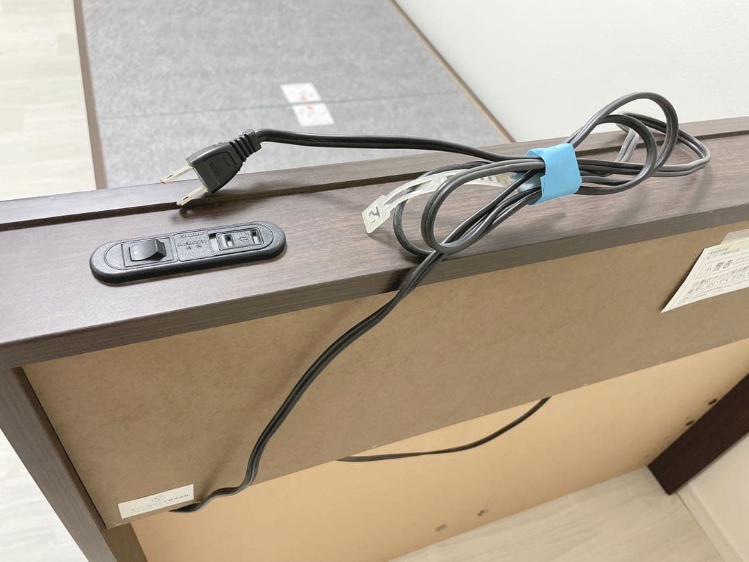 【直接手渡し限定】シングルベッドフレーム コンセント ライト付きドリームベッド