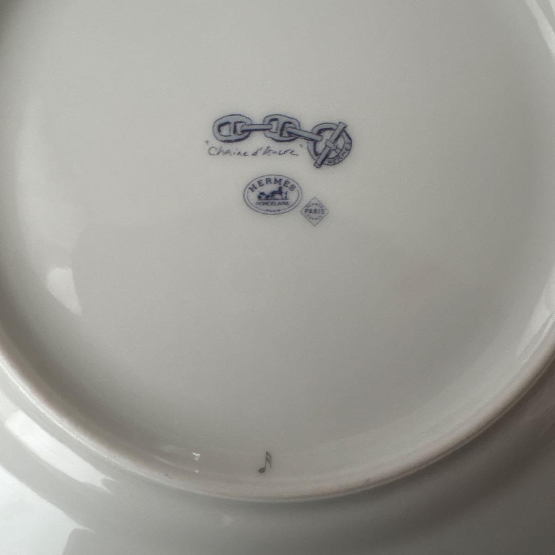 未使用】箱付き エルメス シェーヌダンクル 皿 - メルカリ