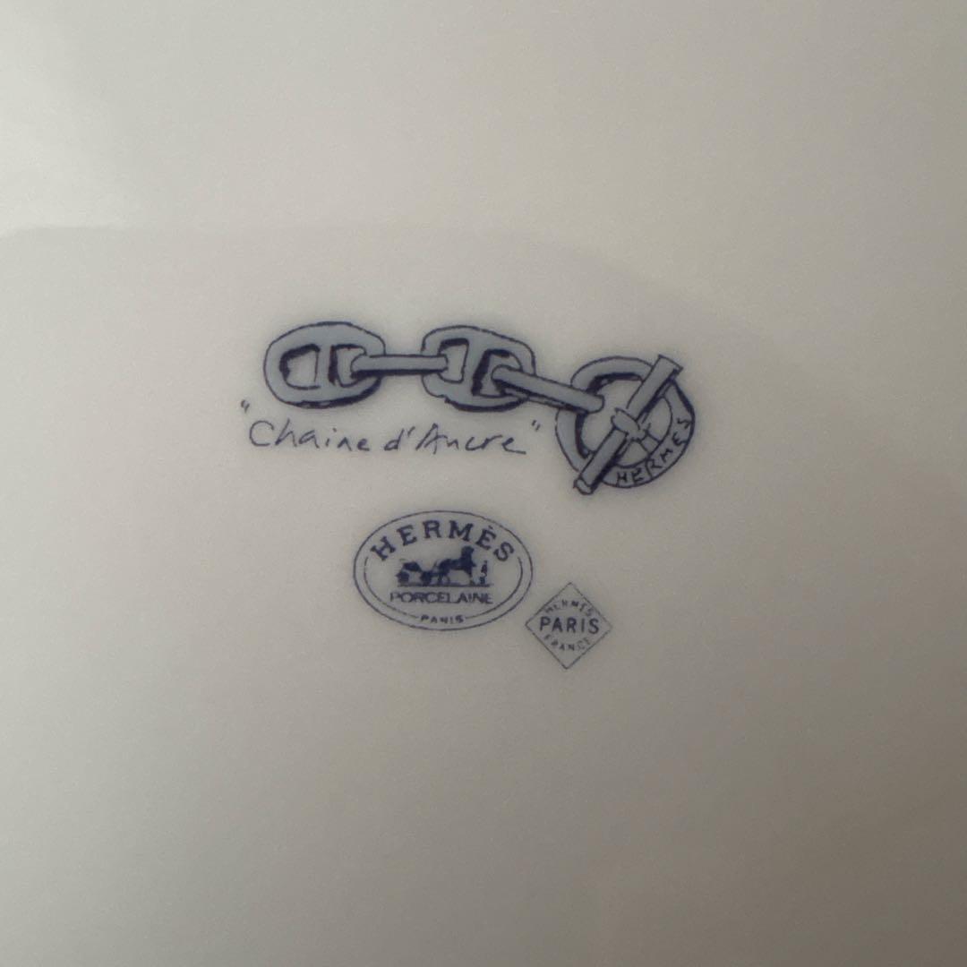 未使用】箱付き エルメス シェーヌダンクル 皿 - メルカリ