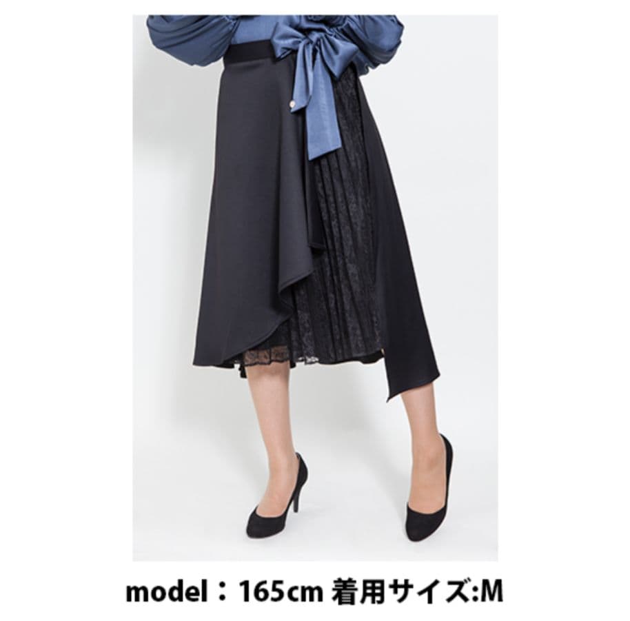 perfume closet 2WAY レースプリーツスカート　Mサイズ perfume closet 2WAY レースプリーツスカート Mサイズ - メルカリ