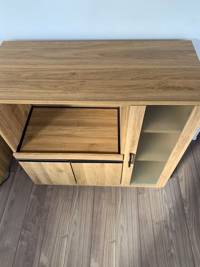 ニトリ レンジ台(フォルムNRE9090G MBR)