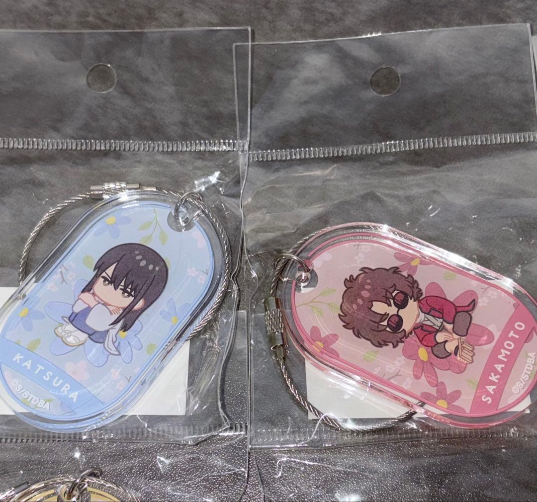 銀魂 3年Z組銀八先生 アクリルチャーム 2連ワイヤー BIG アクキー