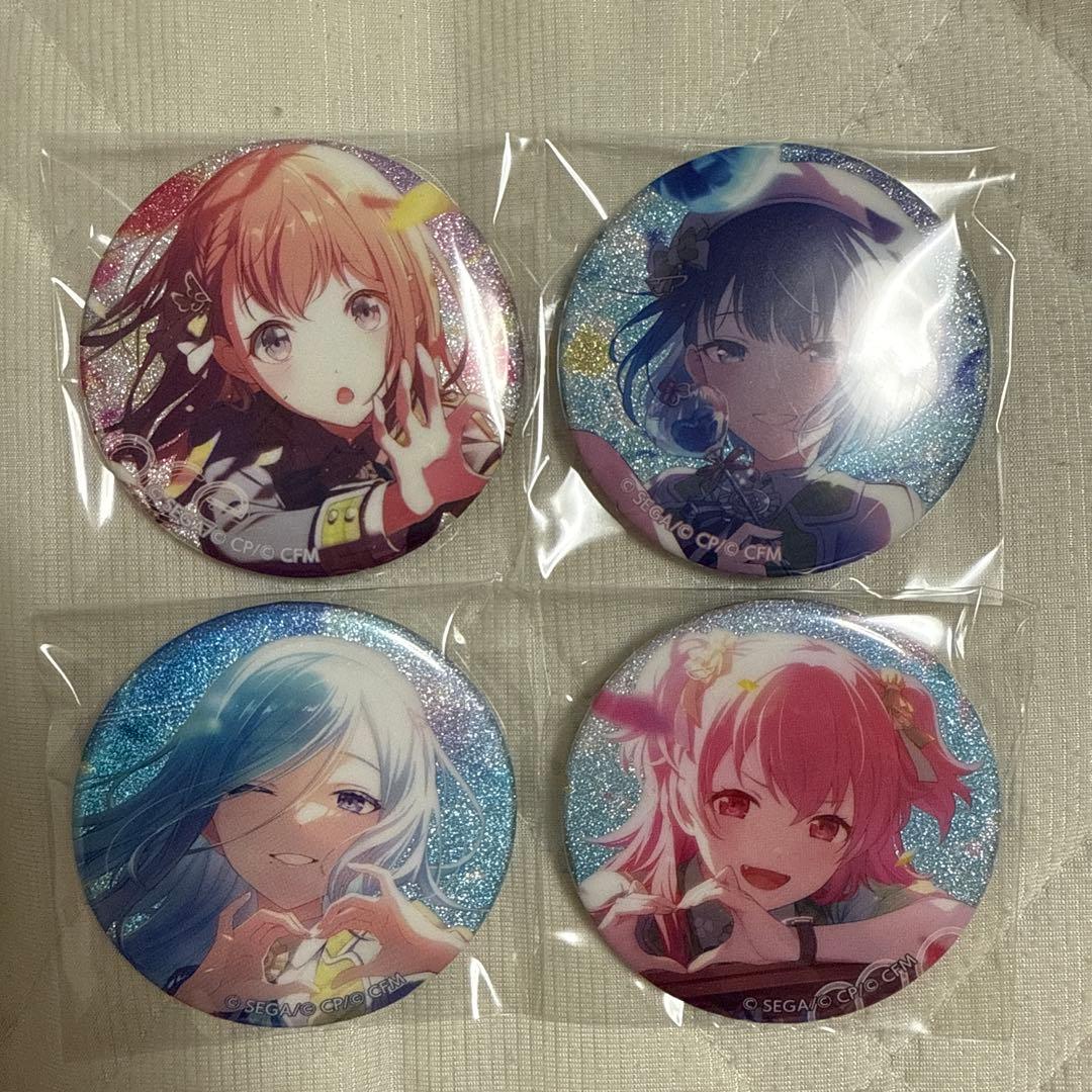 プロセカ MORE MORE JUMP ！グリ缶 グリッター缶バッジ 42C - メルカリ