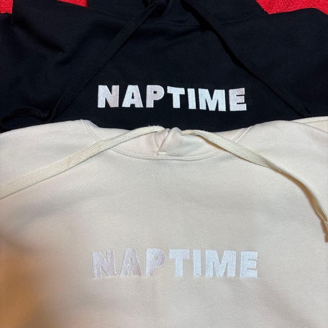 ナップタイム naptime. Nissy 西島隆弘 パーカー ホワイトブラック