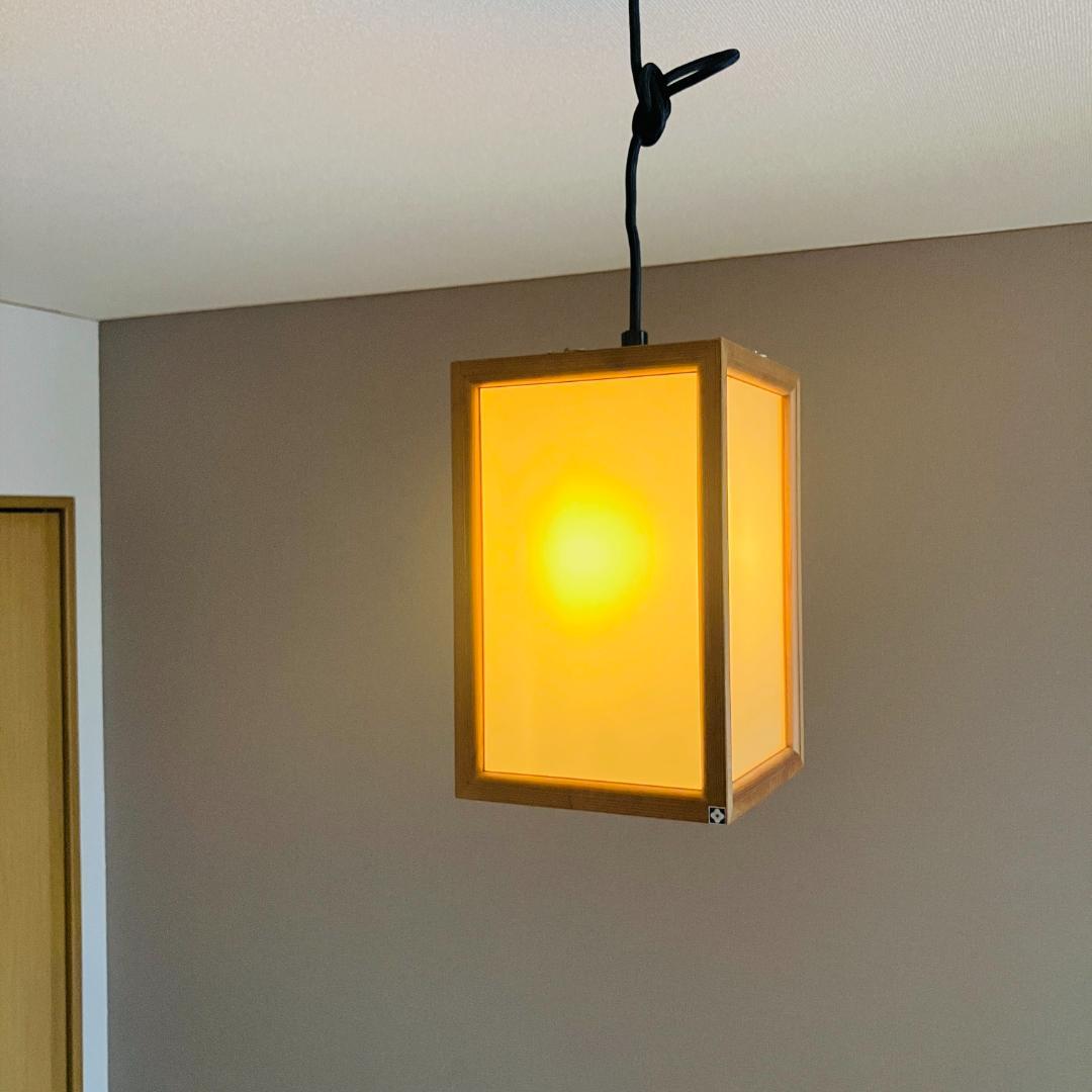 70'S ヤマギワ 木枠 アクリルシェード ジャパニーズモダン - メルカリ