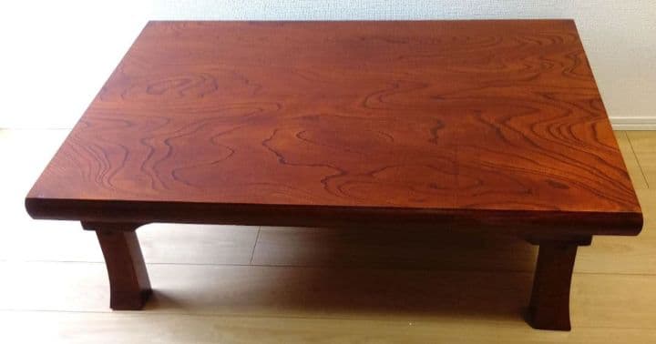 【直接引取り限定】中古美品　折り畳み　ちゃぶ台　座卓　ローテーブル　軽量