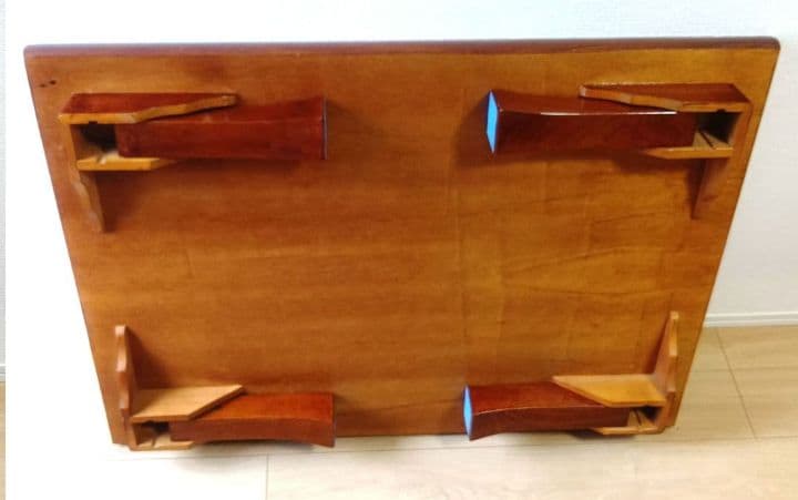 【直接引取り限定】中古美品　折り畳み　ちゃぶ台　座卓　ローテーブル　軽量