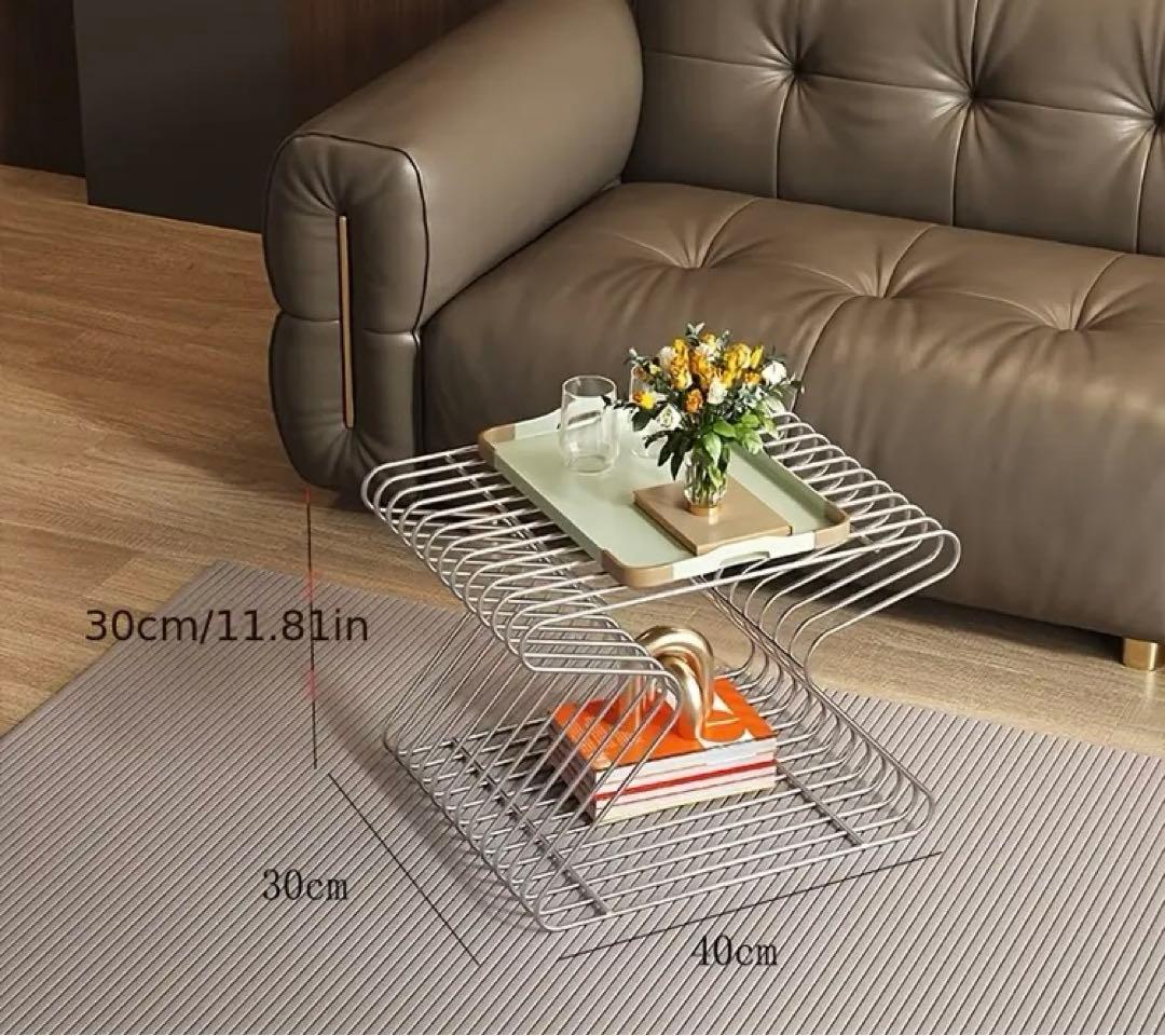 ワイヤー シェルフ マガジンラック リプロダクト テーブル 北欧 スタイリッシュ