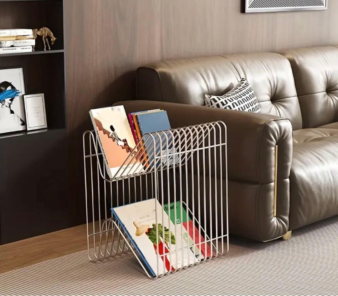 ワイヤー シェルフ マガジンラック リプロダクト テーブル 北欧 スタイリッシュ