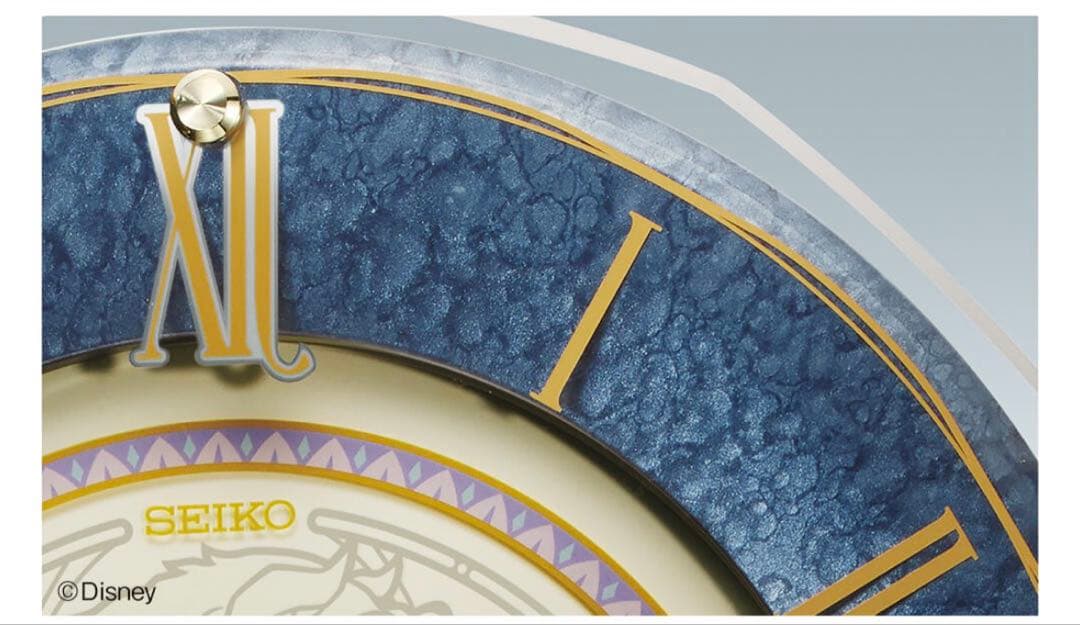 セイコークロック　ディズニー掛時計　美女と野獣 FS516L 電波掛時計