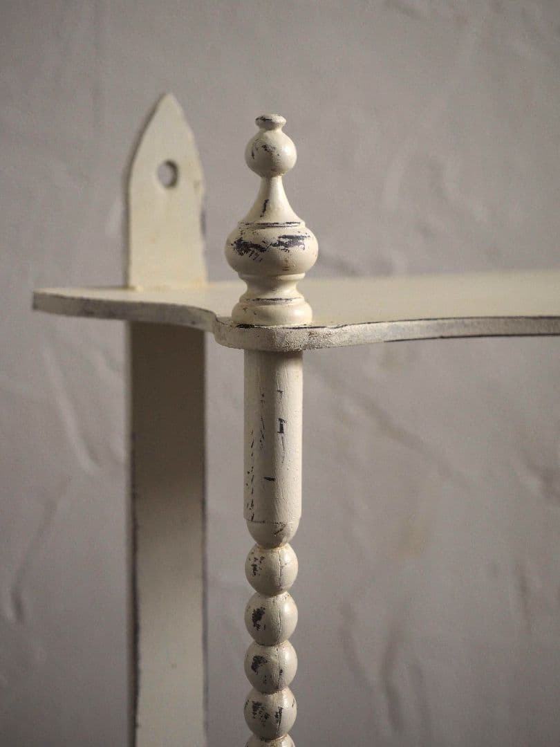 フランス　アンティーク　ウォールシェルフ　棚　ブロカント　シャビー