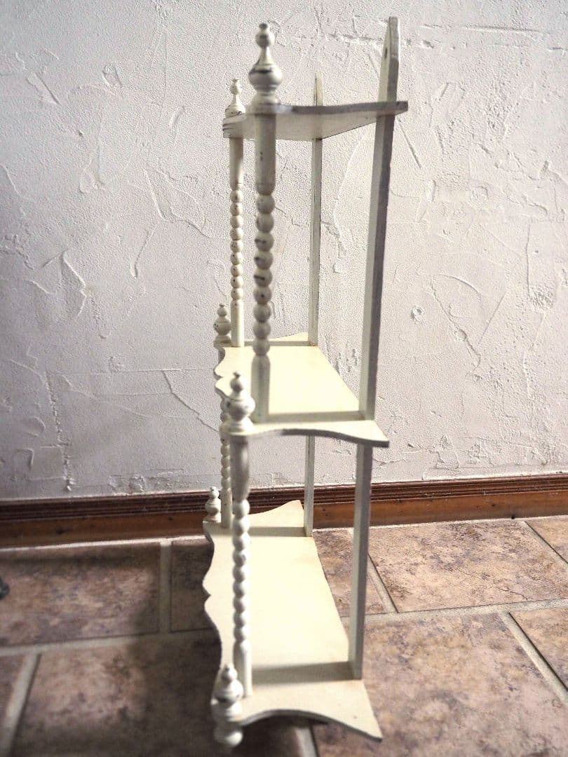 フランス　アンティーク　ウォールシェルフ　棚　ブロカント　シャビー